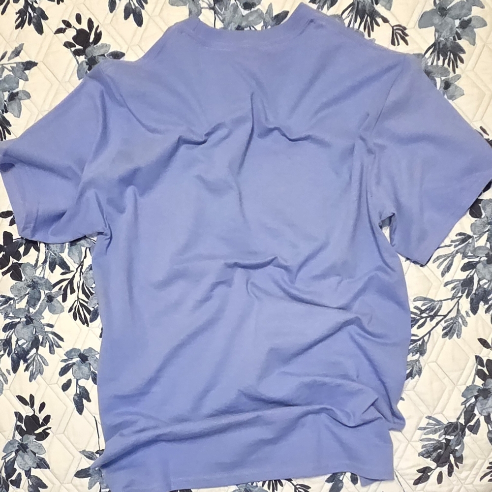 Salem MA Paw Readings Black Cat Witchy Graphic Tee Blue NWOT Small - Picture 4 of 4
